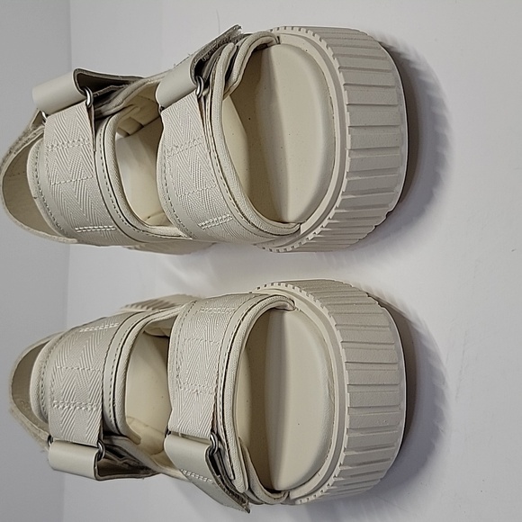 SOREL NWOT ONA AVE PLATFORM SANDAL SZ 6.5 CHALK WHITE - Picture 5 of 14